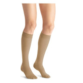 Jobst Opaque Knee High Compression Stockings Closed Toe - 20-30 mmHg, Silky Beige